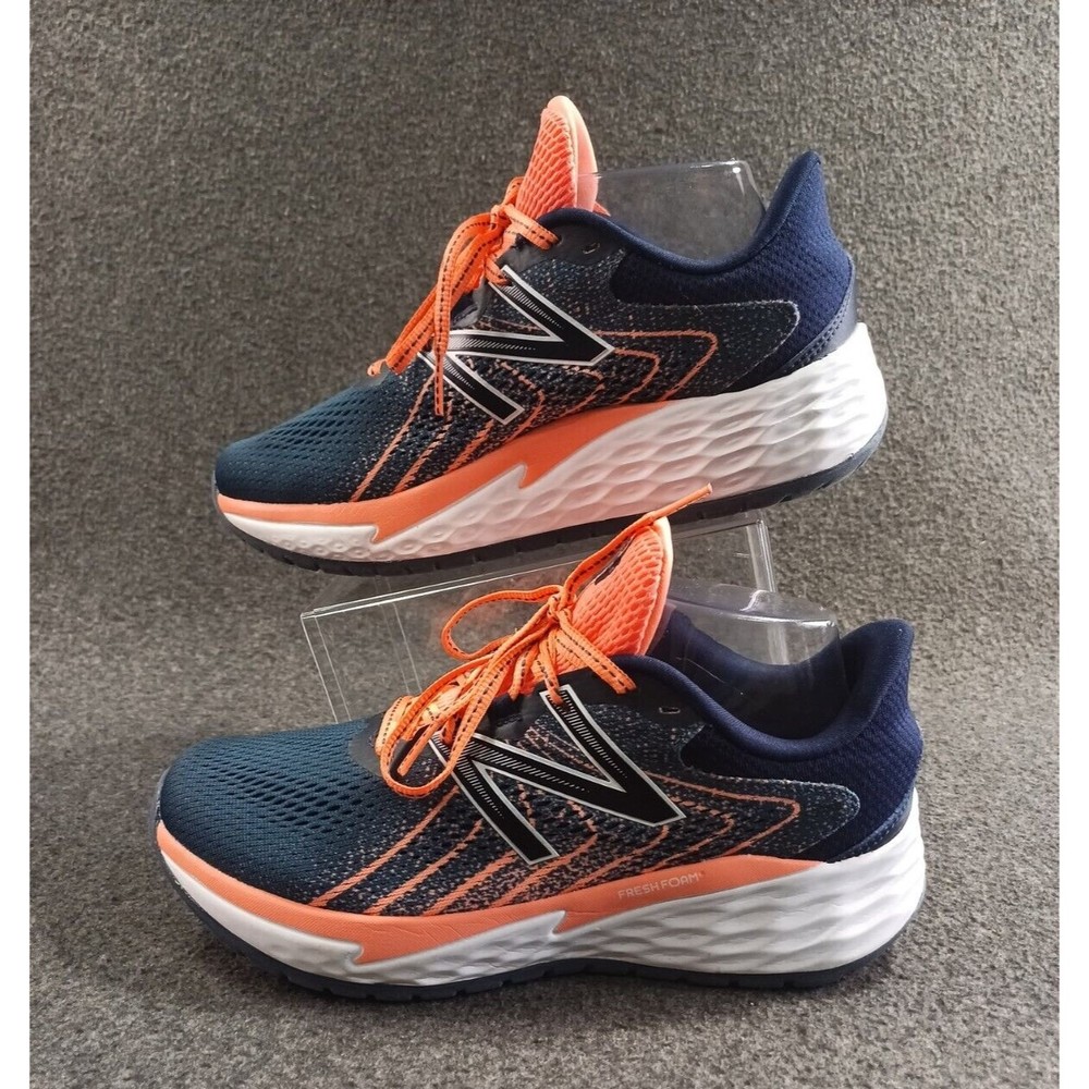 New Balance Shoes Womens Size 8.5 Fresh Foam Evare V1 Navy Blue/Orange-Pigment